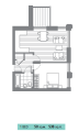 Floorplan of Centurion Tower, 5 Caxton Street North, Canning town, London, E16 1XJ