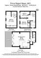 Floorplan of Prince Regent Mews, Camden, London, NW1 3EW